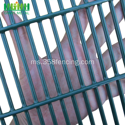 PVC Bersalut Keselamatan Metal Anti Climb 358 Pagar